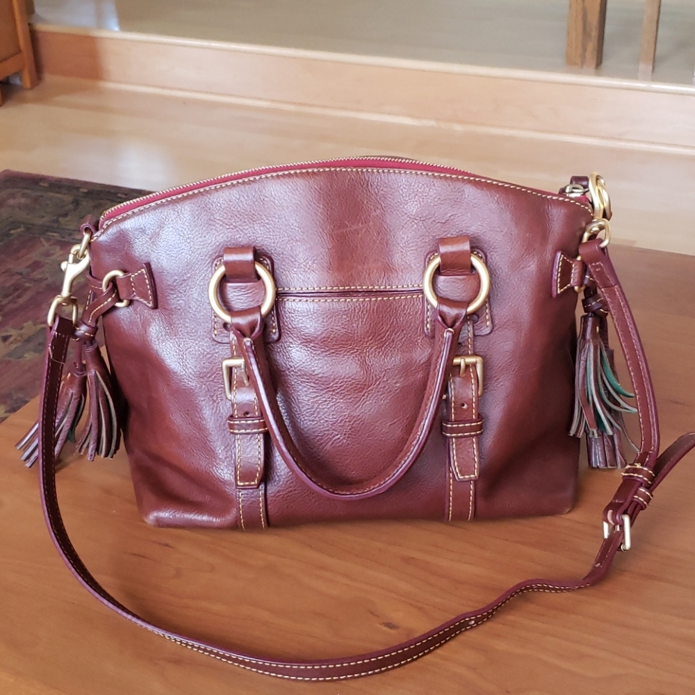 Dooney & Bourke Florentine Domed Buckle Satchel - Picture 2 of 12